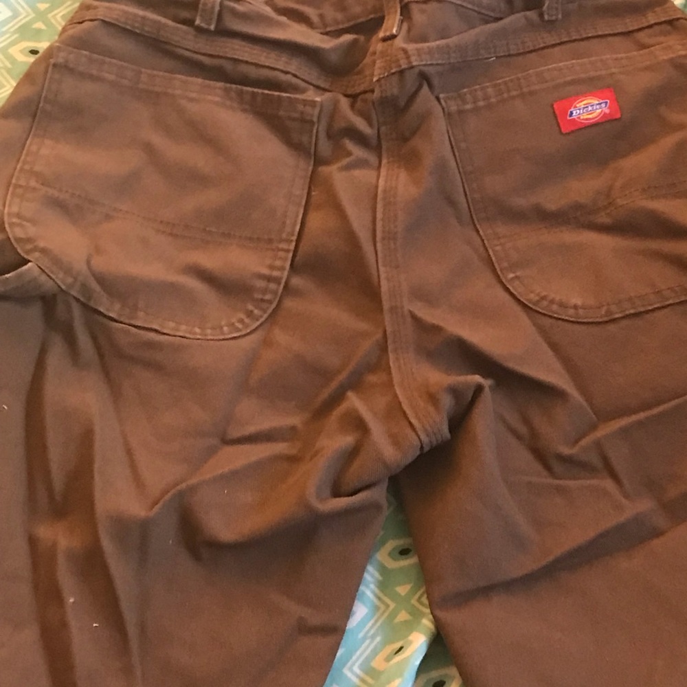 Dickies brown denim shorts